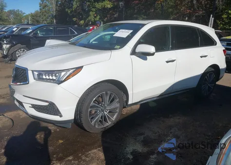 2020 Acura Mdx Technology Package from USA, damaged, VIN 5J8YD4H55LL040884
